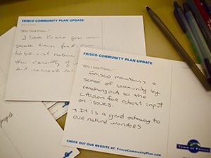 2018 Community Plan I love postcards