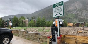 Electric vehicle charging station in Frisco, CO on 3rd Avenue between Main Street & Granite Street