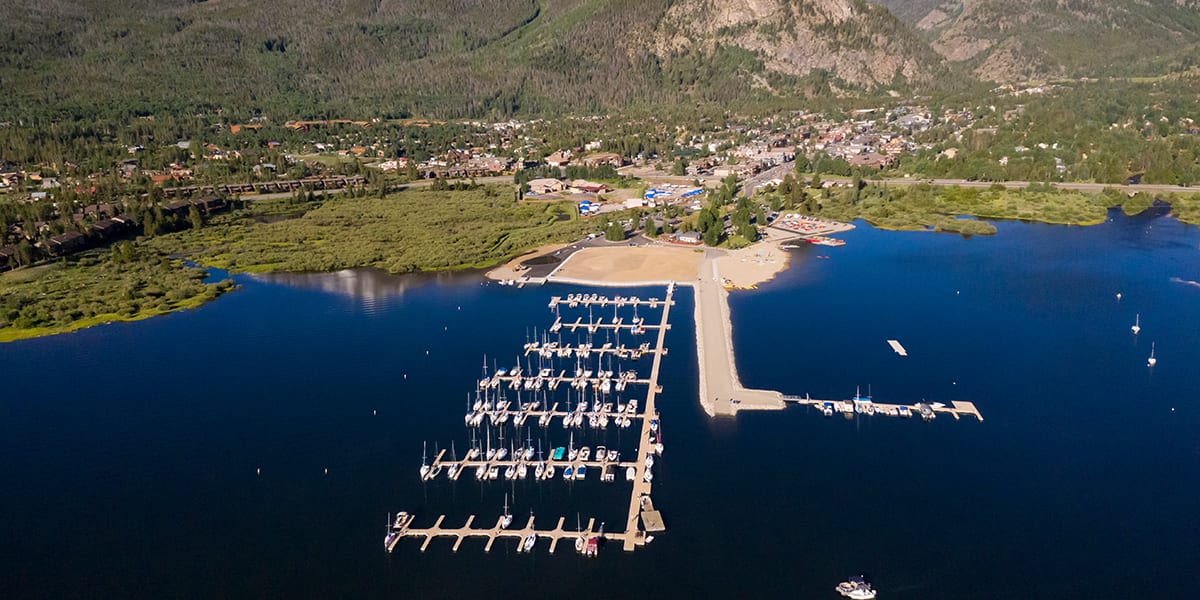 Frisco Bay Marina July 2019 aerial photo