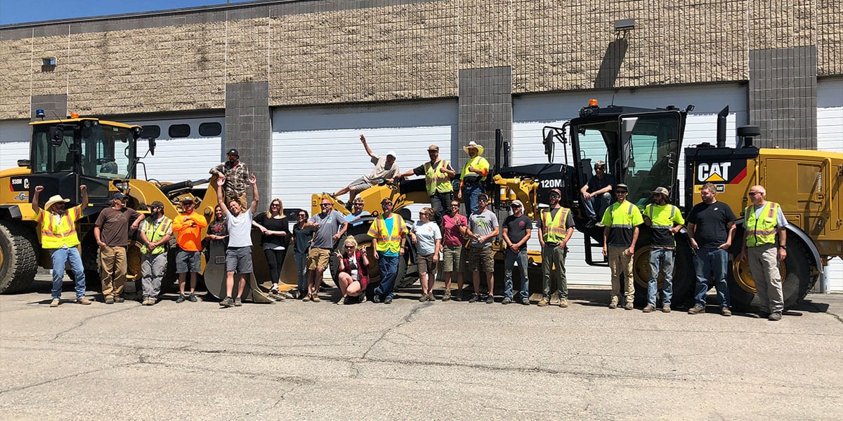 A team picture of the Public Works team for Town of Frisco