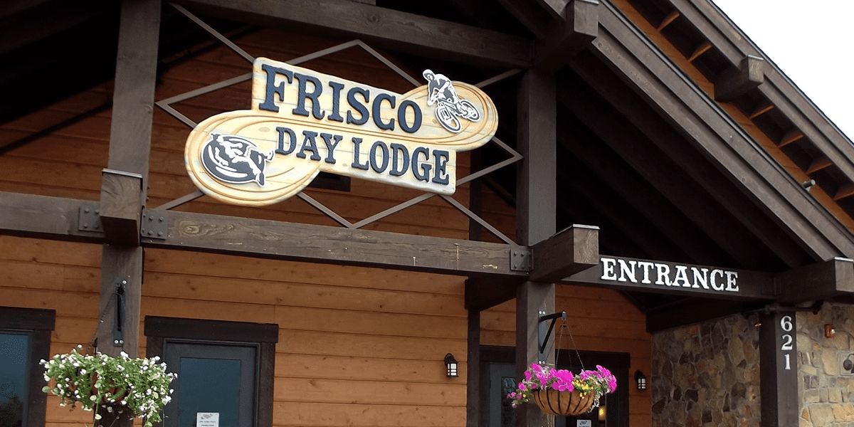 Closeup of Day Lodge at the Frisco Adventure Park