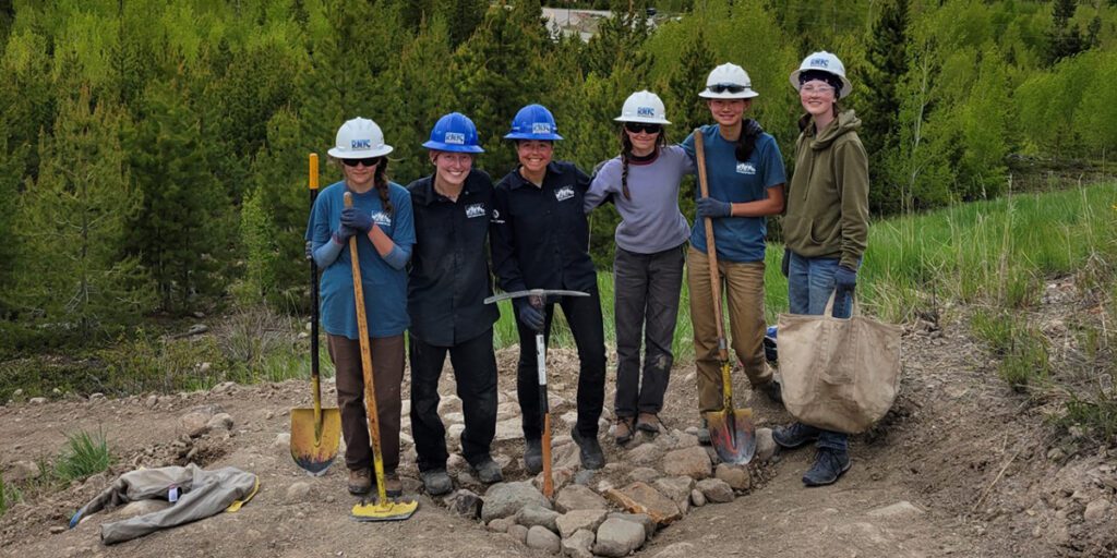 Rocky Mountain Youth Corps AllFemale Crew Completes Trail Maintenance
